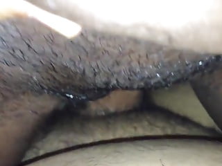 Haitian babe riding with cock