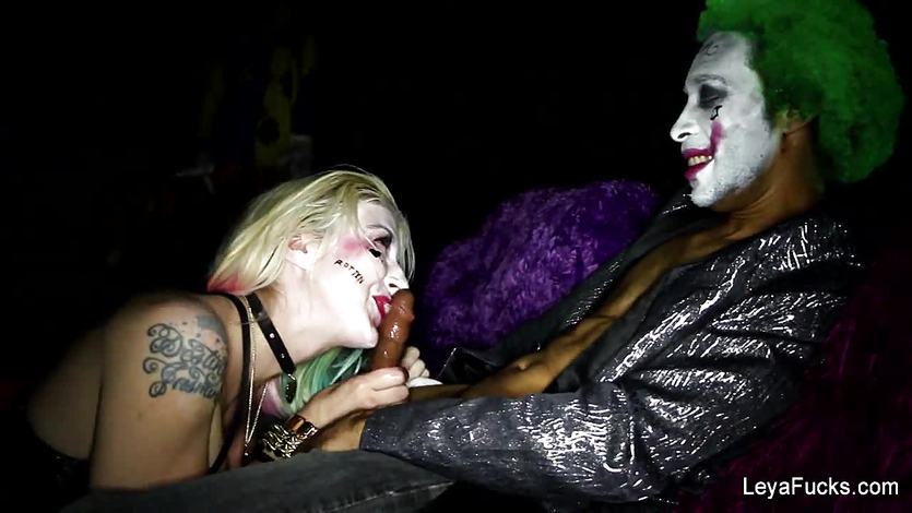 Harley Quinn Leya takes the Joker’s BBC