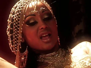 Indian goddess gets hard fuck doggy style in bed