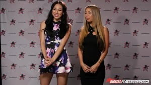 Nikki Benz & Tori Black judging girls blowjob skills in DPStar Season 3 Episode 5