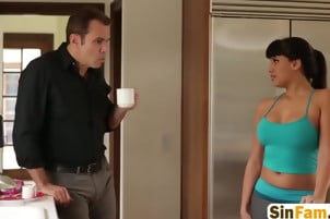 Sixty nine brunette babe doggy style bedroom