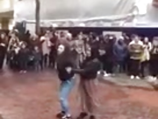 Pakistani Hijab Twerking PUBLIC Birmingham City Centre