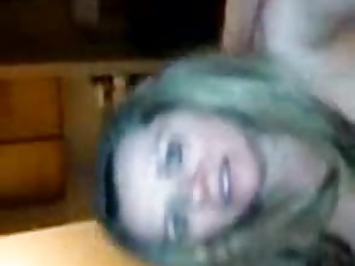 Riding the dick like a happy cowgirl