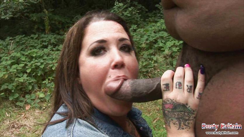 Busty Nastyshag Takes Black Cock