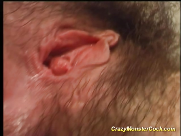 Crazy monster cock hard fucked bitch