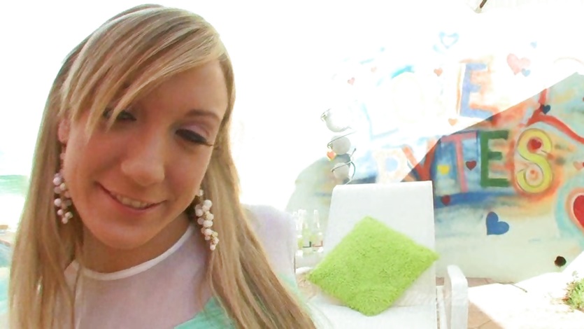 Hardcore slut Amy Brooke loves to deep throat monster cocks in public