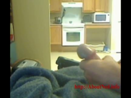 horny guy with disability jacks off