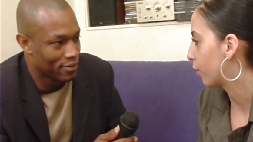 Interview leads to interracial fuck