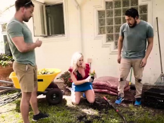 Bitchy boss Alena Croft craves for a big dick