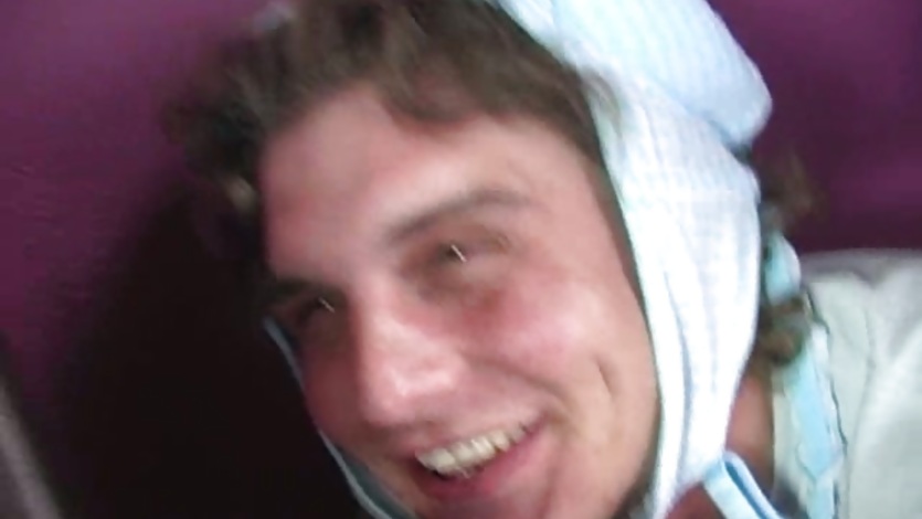 Candy Monroe blonde sucking a long black cock