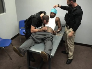 Gay police big cock movie and bodybuilder Prostitution Sting