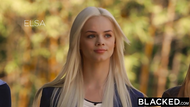 BLACKED Preppy Girl Threesome Get Three BBCs