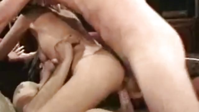 blond double vaginal and double anal